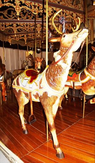 A picture containing carousel, floor, indoor, outdoor object

Description automatically generated