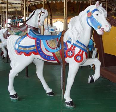 A picture containing floor, indoor, carousel

Description generated with high confidence