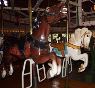 A carousel horse

Description generated with high confidence