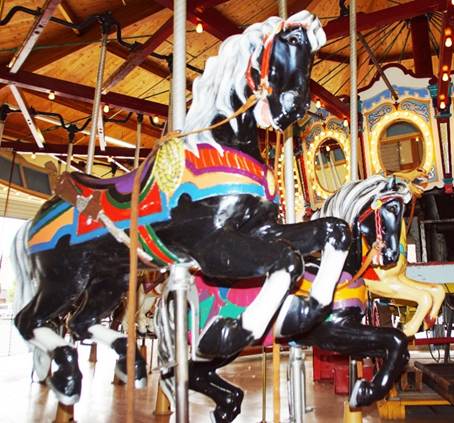 A picture containing indoor, floor, table, carousel

Description automatically generated